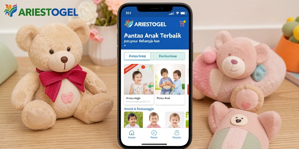 Tampilan antarmuka ARIESTOGEL yang sederhana dan fungsional untuk Pantau Anak