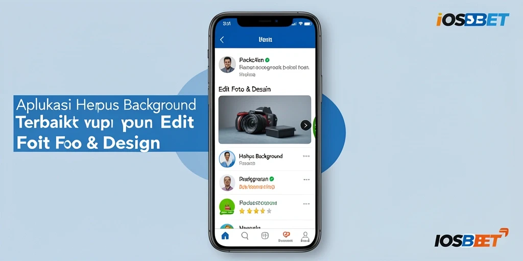 Tampilan antarmuka aplikasi IOSBET untuk Hapus Background.