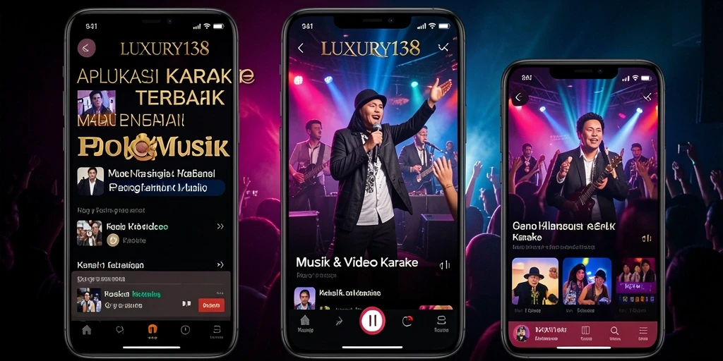 Antarmuka LUXURY138 yang menarik untuk pengalaman karaoke terbaik.