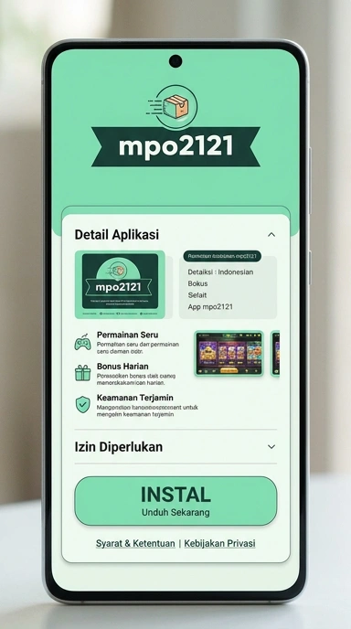 Tampilan halaman APK mpo2121
